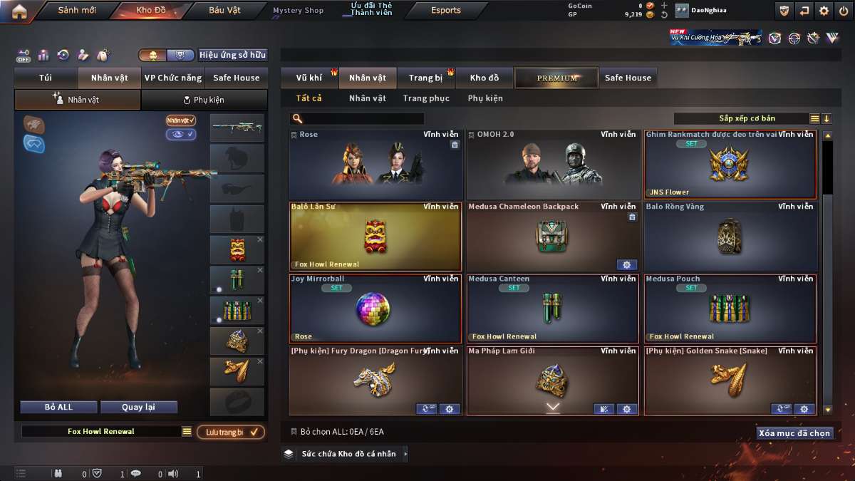 shop acc cf uy tin gia re